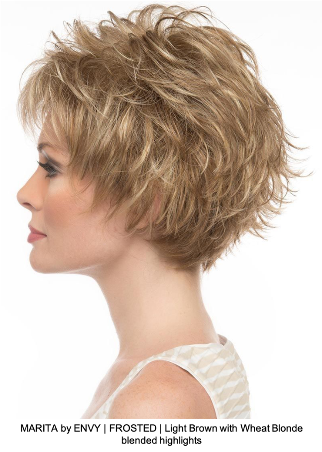 MARITA by ENVY | FROSTED | Light Brown with Wheat Blonde blended highlights