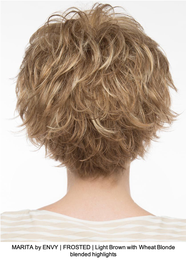 MARITA by ENVY | FROSTED | Light Brown with Wheat Blonde blended highlights