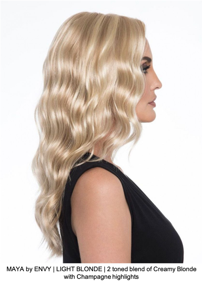 MAYA by ENVY | LIGHT BLONDE | 2 toned blend of Creamy Blonde with Champagne highlights 