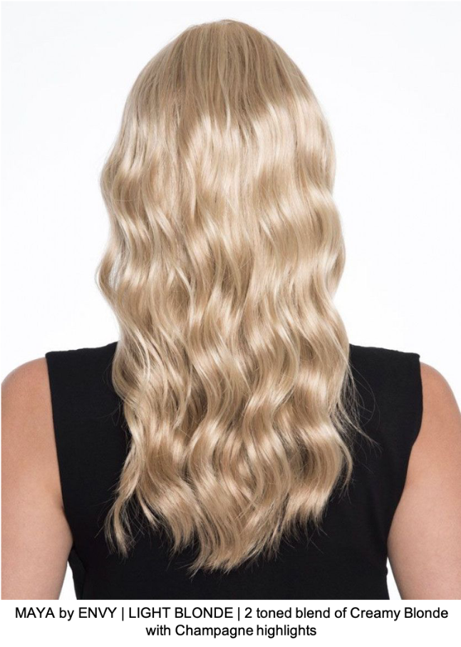 MAYA by ENVY | LIGHT BLONDE | 2 toned blend of Creamy Blonde with Champagne highlights 