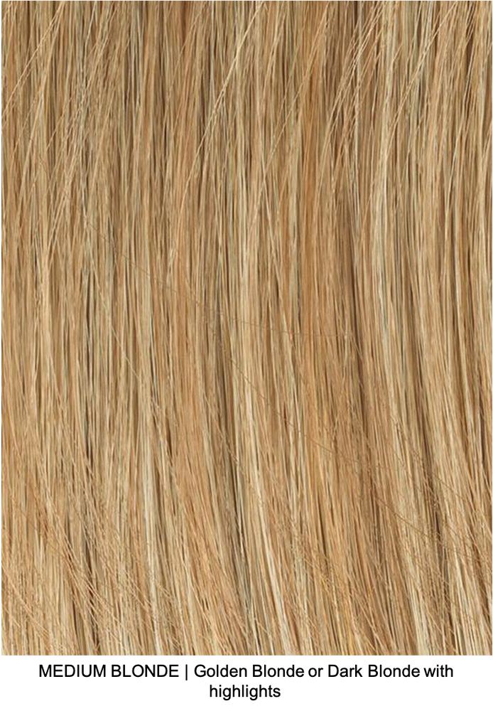 MEDIUM BLONDE | Golden Blonde or Dark Blonde with highlights 