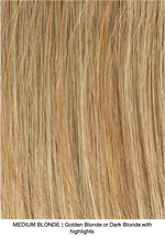 MEDIUM BLONDE | Golden Blonde or Dark Blonde with highlights 