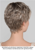 MIA MONO by ELLEN WILLE | SAND MULTI ROOTED | Lightest Brown and Medium Ash Blonde blend with Light Brown Roots