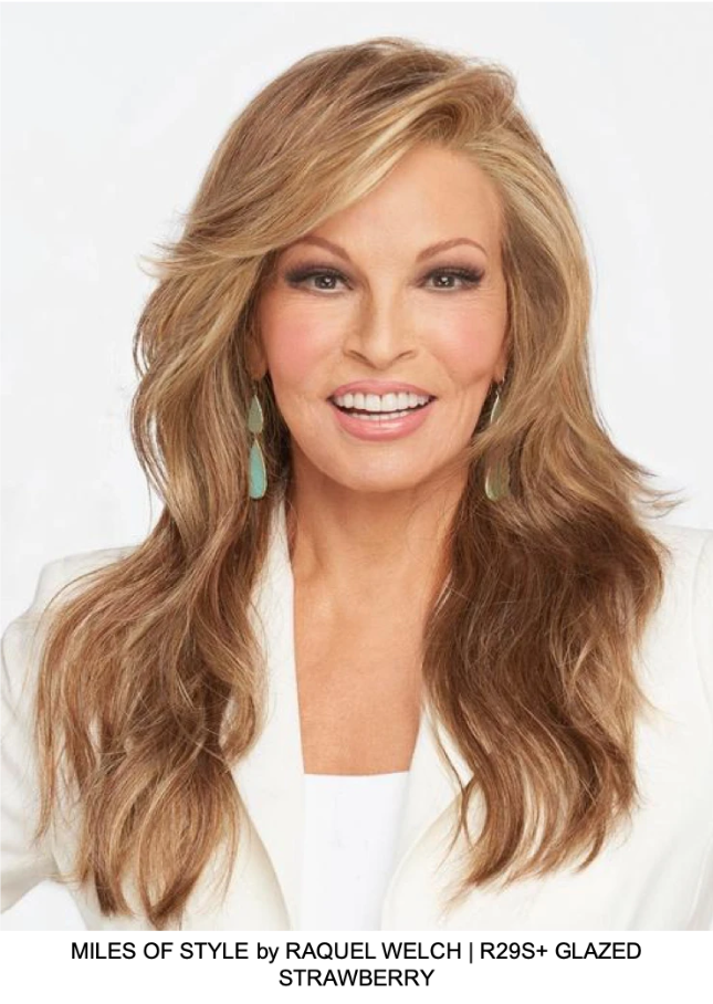 Miles of Style Synthetic Lace Front Wig (Mono Part)