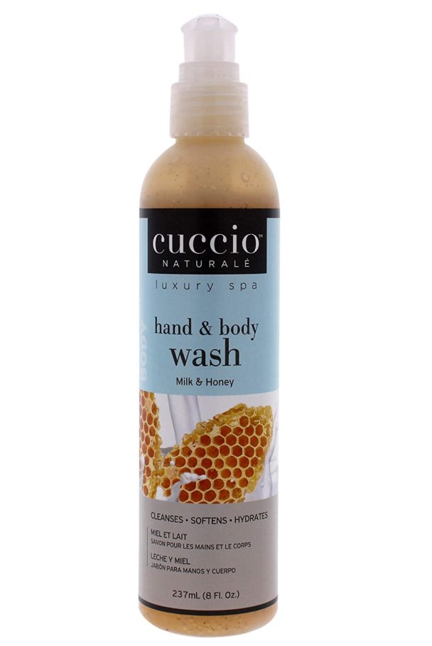 Milk & Honey Hand and Body Wash, 8floz by Cuccio Naturalle