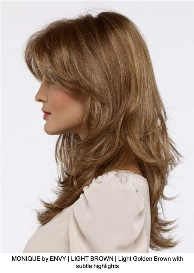 MONIQUE by ENVY | LIGHT BROWN | Light Golden Brown with subtle highlights 