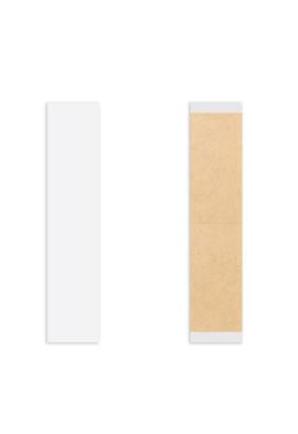 3/4" x 3" Natural Hold Tape Strips