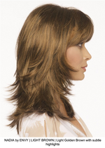 NADIA by ENVY | LIGHT BROWN | Light Golden Brown with subtle highlights 