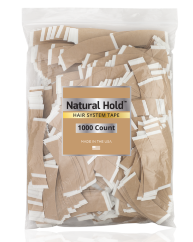 Natural Hold Contour Tape Strips, 1000 pcs 
