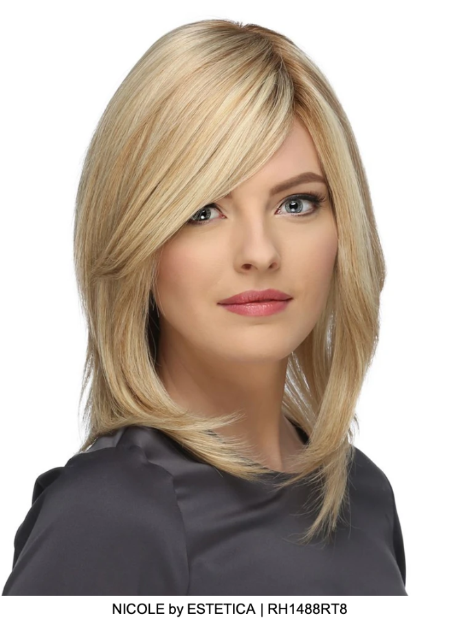 Nicole Remy Human Hair Lace Front Wig (Mono Top)