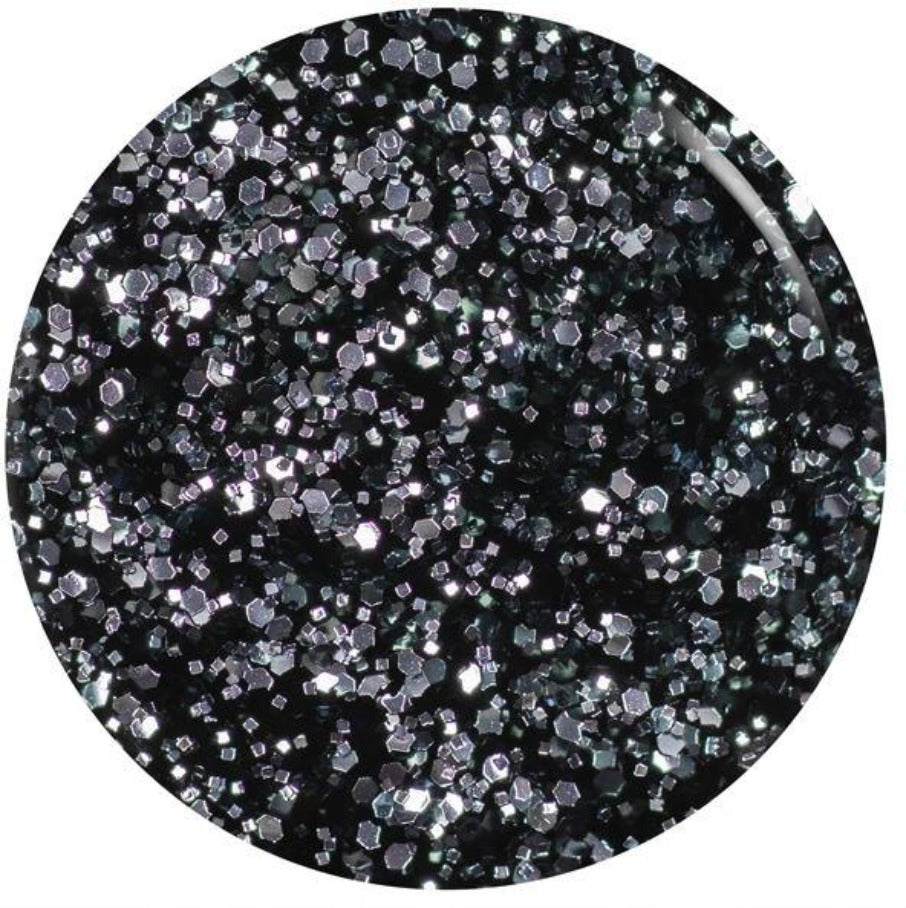 In the Moonlight Nail Lacquer 0.6floz Orly Winter 2020 metropolis Collection black glitter 