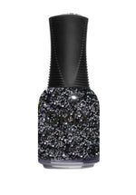In the Moonlight Nail Lacquer 0.6floz Orly Winter 2020 metropolis Collection black glitter 