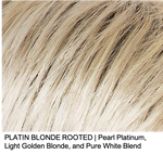 PLATIN BLONDE ROOTED | Pearl Platinum, Light Golden Blonde, and Pure White Blend