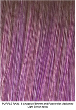 PURPLE RAIN | 8 Shades of Brown and Purple with Medium to Light Brown roots