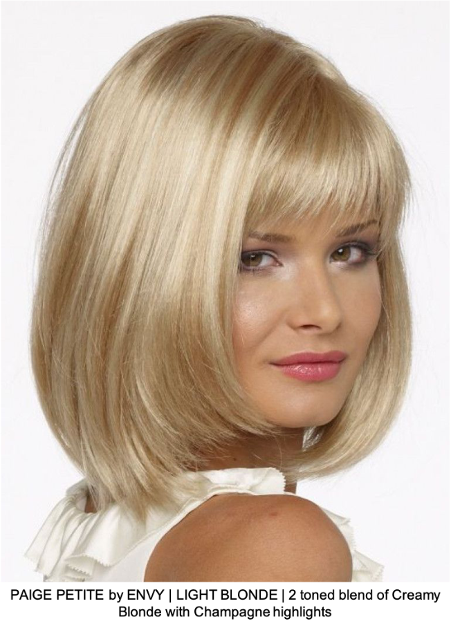 PAIGE PETITE by ENVY | LIGHT BLONDE | 2 toned blend of Creamy Blonde with Champagne highlights 