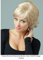 Paisley Synthetic Wig (mono top) by Revlon 10140TR Pralines and Cream