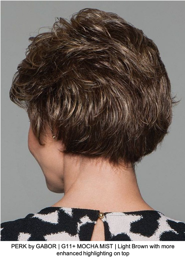 PERK by GABOR | G11+ MOCHA MIST | Light Brown with more enhanced highlighting on top