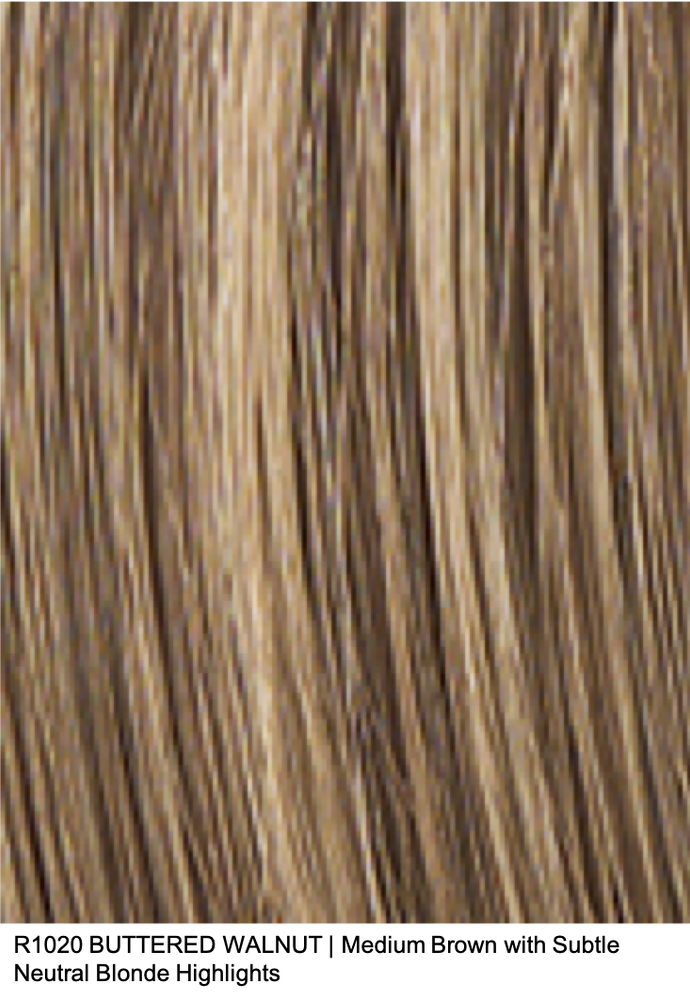 R1020 BUTTERED WALNUT | Medium Brown with Subtle Neutral Blonde Highlights