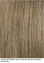 R1416T BUTTERED TOAST | Dark Ash Blonde with Golden Blonde Tips