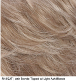 R18/22T | Ash Blonde Tipped w/ Light Ash Blonde 