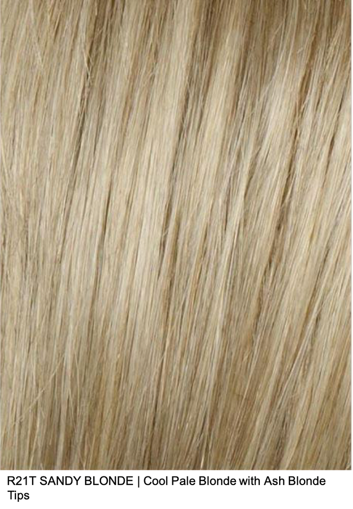 R21T SANDY BLONDE | Cool Pale Blonde with Ash Blonde Tips