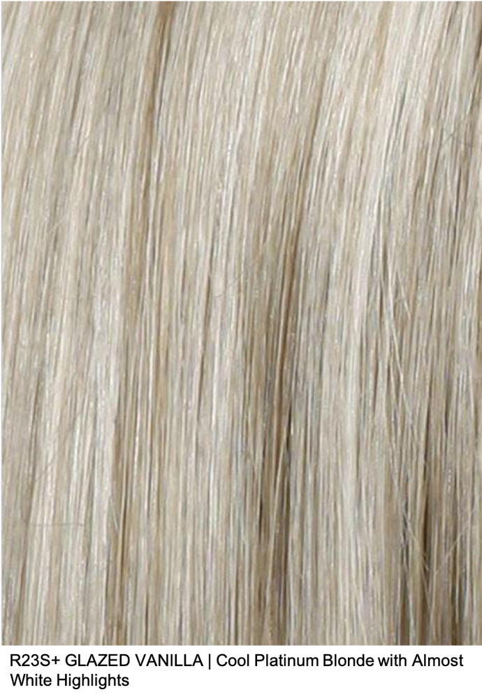 R23S+ GLAZED VANILLA | Cool Platinum Blonde with Almost White Highlights
