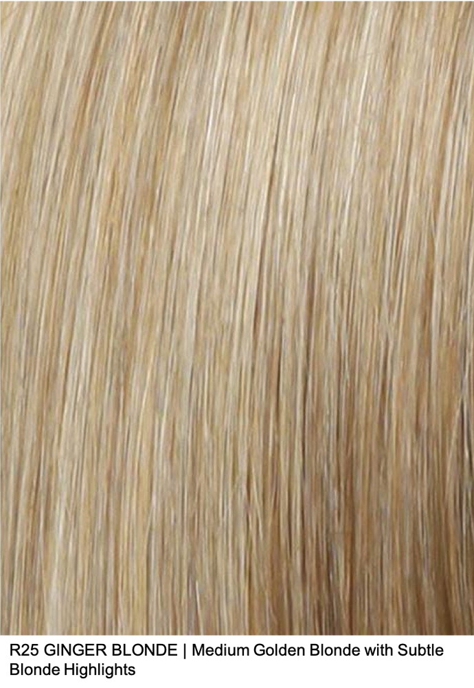 R25 GINGER BLONDE | Medium Golden Blonde with Subtle Blonde Highlights