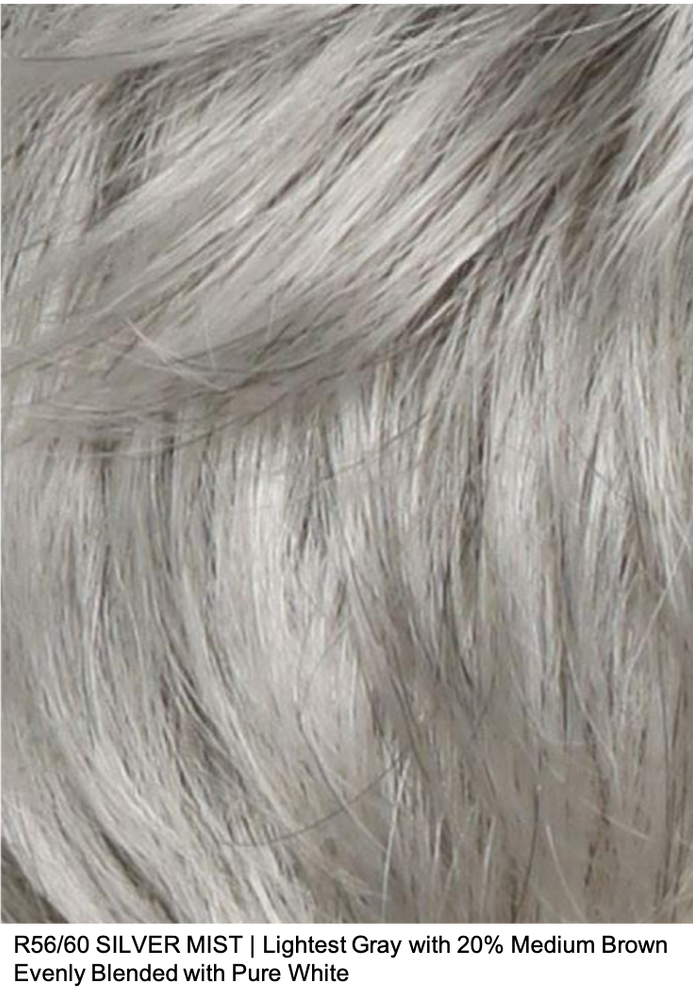 R56/60 SILVER MIST | Lightest Grey Evenly Blended with Pure White