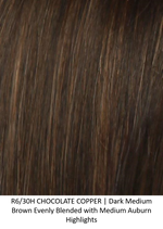 R6/30H Chocolate Copper | Dark brown with soft, copper highlights
