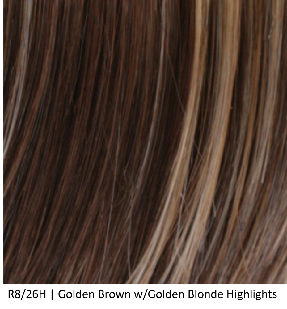 R8/26H | Golden Brown w/ Golden Blonde Highlights