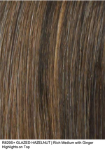 R829S+ GLAZED HAZELNUT | Rich Medium with Ginger Highlights on Top