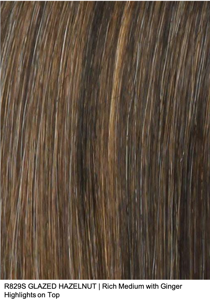 R829S GLAZED HAZELNUT | Rich Medium with Ginger Highlights on Top