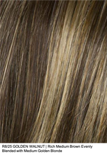 R8/25 GOLDEN WALNUT | Rich Medium Brown Evenly Blended with Medium Golden Blonde