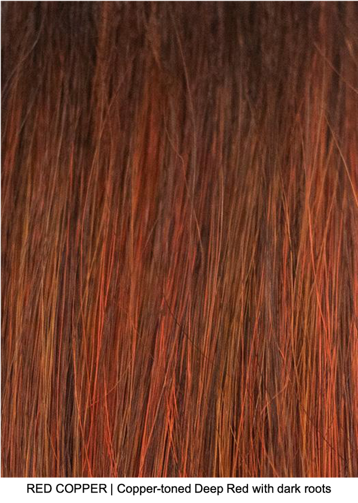 RED COPPER | Copper-toned Deep Red with dark roots