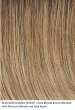 RL14/22SS SHADED WHEAT | Dark Blonde Evenly Blended with Platinum Blonde and Dark Roots by Raquel Welch
