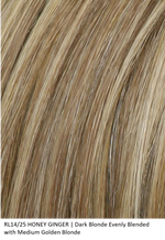 RL14/25 HONEY GINGER | Dark Blonde Evenly Blended with Medium Golden Blonde by Raquel Welch