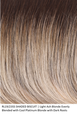 RL19/23SS SHADED BISCUIT | Light Ash Blonde Evenly Blended with Cool Platinum Blonde and Dark Roots by Raquel Welch
