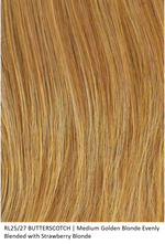 RL25/27 BUTTERSCOTH | Medium Golden Blonde Evenly Blended with Strawberry Blonde
