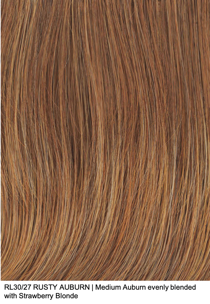 RL30/27 RUSTY AUBURN | Medium Auburn evenly blended with Strawberry Blonde