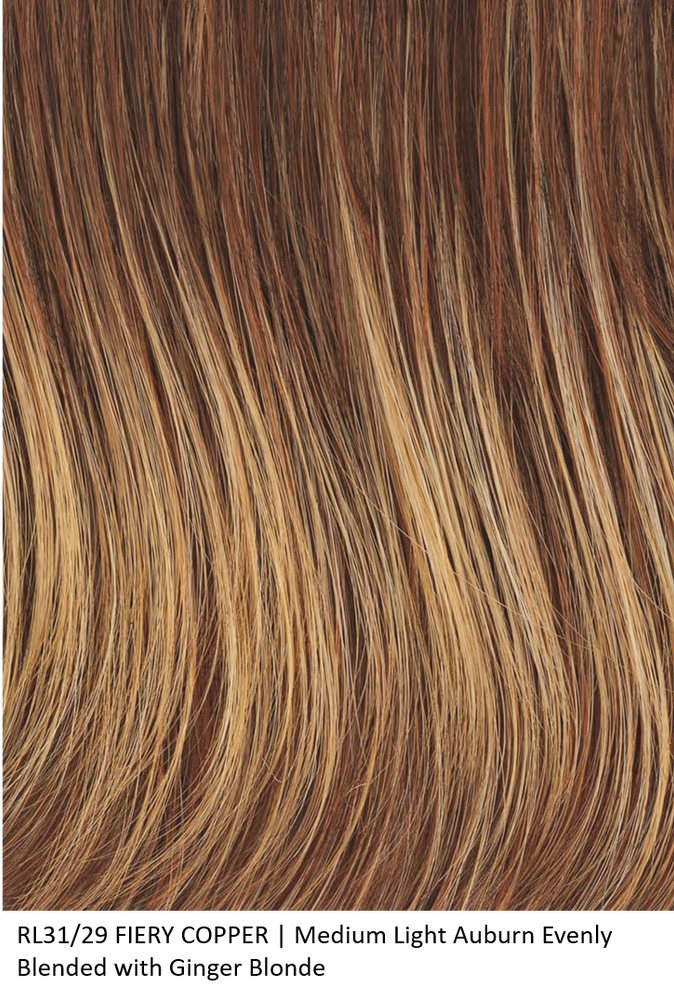 RL31/29 FIERY COPPER | Medium Light Auburn Evenly Blended with Ginger Blonde