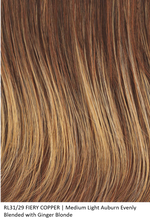 RL31/29 FIEREY COPPER | Medium Light Auburn Evenly Blended with Ginger Blonde 