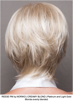 REESE PM by NORIKO | CREAMY BLOND | Platinum and Light Gold Blonde evenly blended