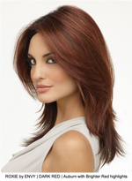 ROXIE by ENVY | DARK RED | Auburn with Brighter Red highlights