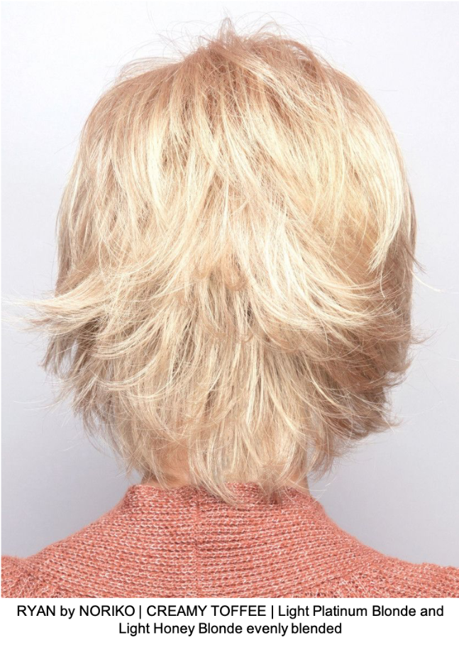 RYAN by NORIKO | CREAMY TOFFEE | Light Platinum Blonde and Light Honey Blonde evenly blended