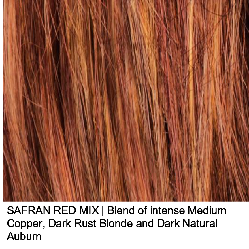 SAFRAN RED MIX | Blend of intense Medium Copper, Dark Rust Blonde and Dark Natural Auburn