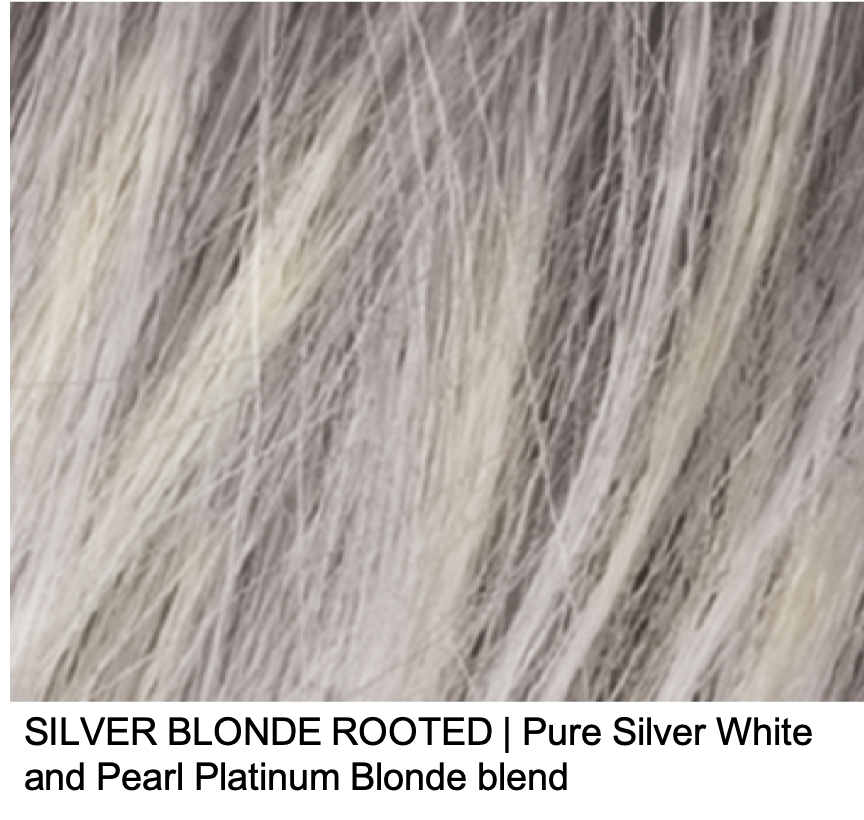 SILVER BLONDE ROOTED
