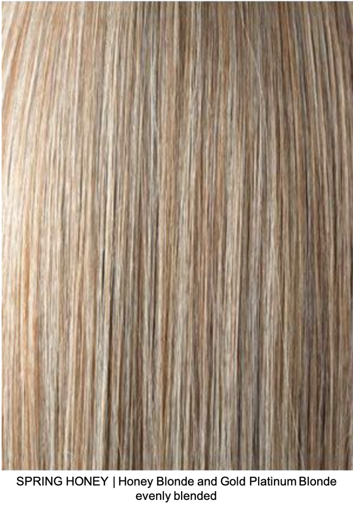 SPRING HONEY | Honey Blonde and Gold Platinum Blonde evenly blended