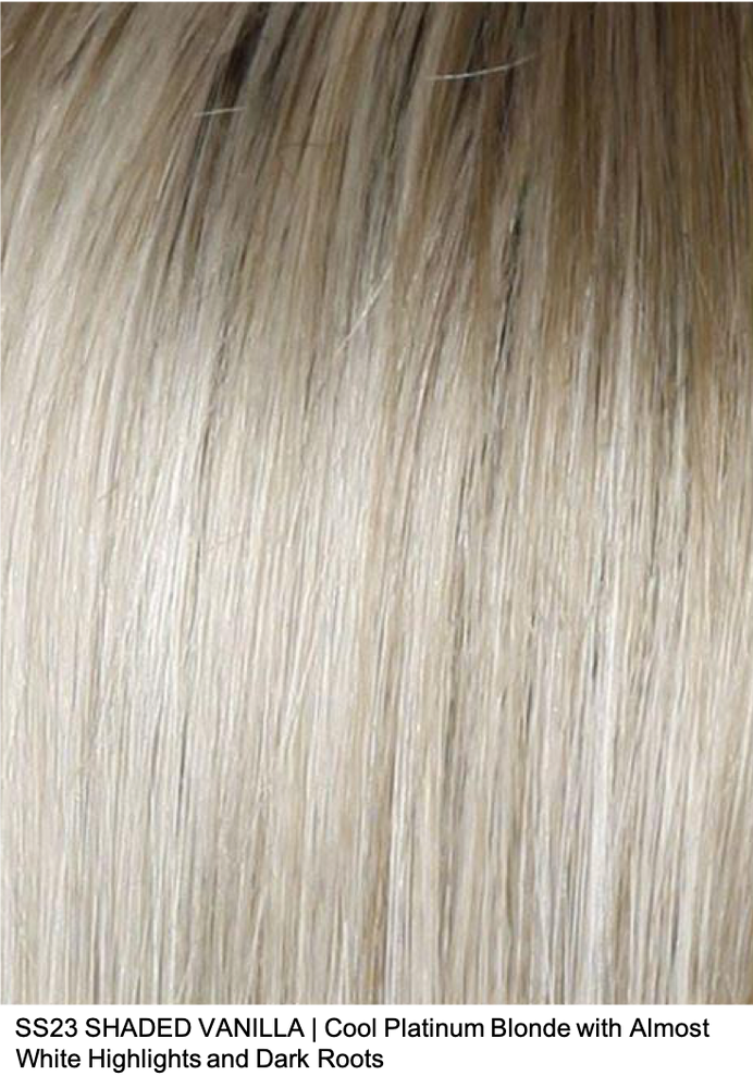 SS23 SHADED VANILLA | Cool Platinum Blonde with Almost White Highlights and Dark Roots