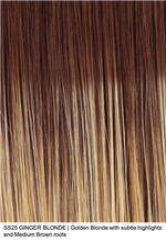 SS25 GINGER BLONDE | Ginger Blonde with subtle highlights and Medium Brown roots