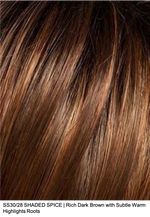 SS30/28 SHADED SPICE | Rich Dark Brown with Subtle Warm Highlights Roots